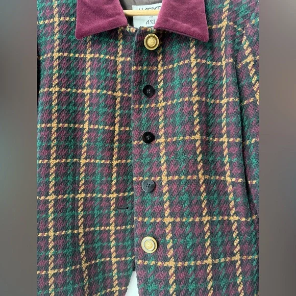 Vintage Kasper ASL tailored Women's Chanel style
Plaid blazer - Picture 7 of 9